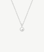 Collier chaîne et pendentif solitaire zircon Argent 925 - 2