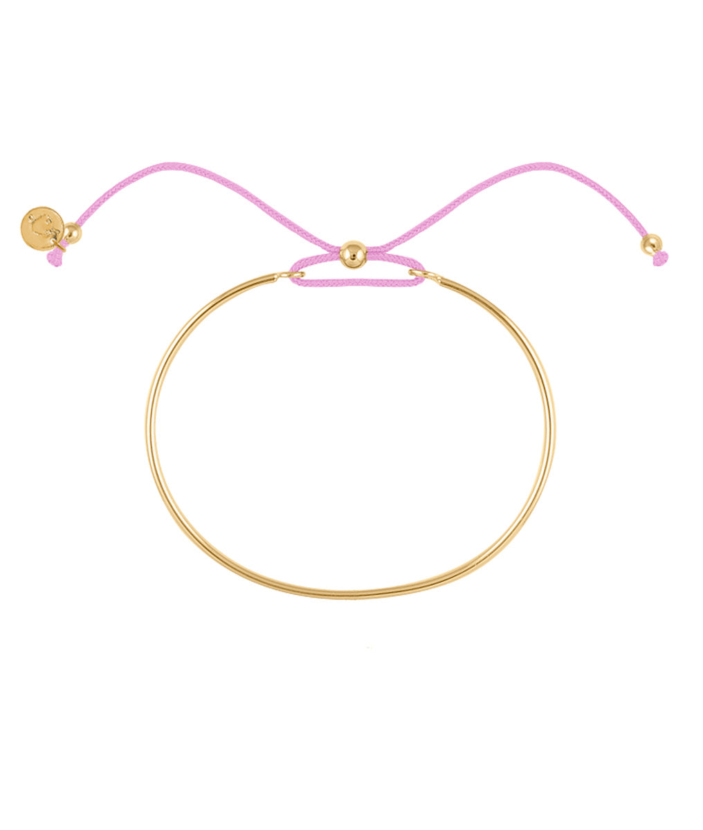 Bracelet jonc cordon Plaqué or - 2