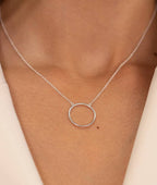Collier chaîne petit anneau Argent 925 - 1
