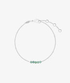 Bracelet chaîne et barrette d'Amazonite Argent 925 - 2