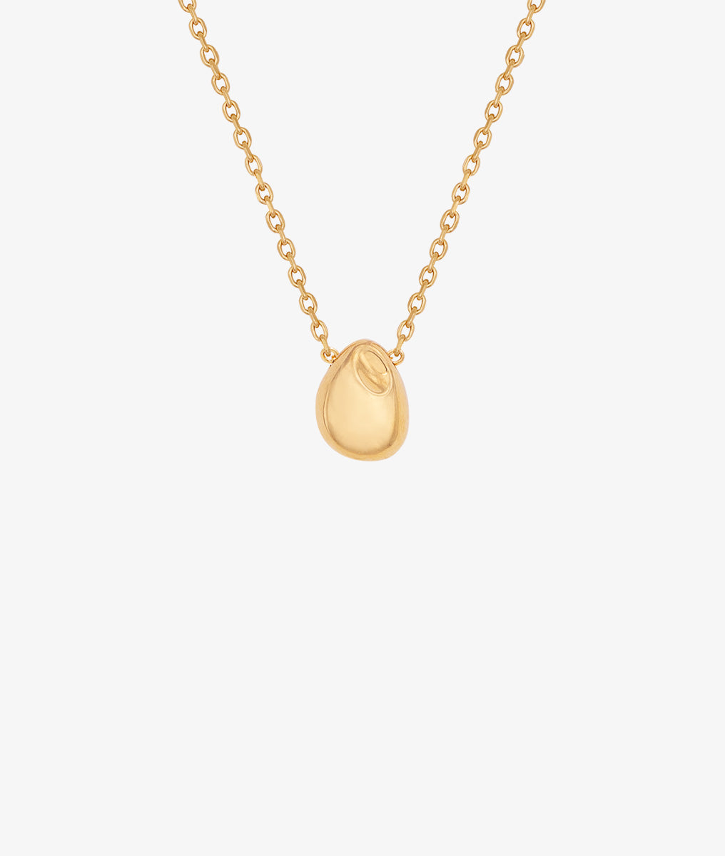 Collier chaîne goutte Plaqué or - 2