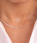 Collier grands maillons et chaîne torsadée Argent 925 - 1