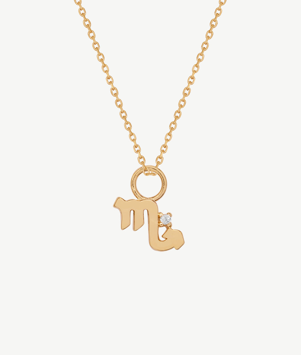Collier chaîne médaille Astro Plaqué or - 2