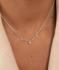 Collier Amazonite et gouttes Argent 925 - 1