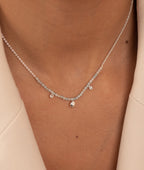 Collier Amazonite et gouttes Argent 925 - 1