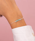 Bracelet chaîne et barrette d'Amazonite Argent 925 - 1