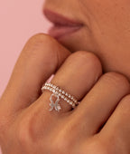 Bague perles 2 rangs et pendentif Astro Argent 925 - 1