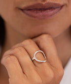 Bague anneau Argent 925 - 1