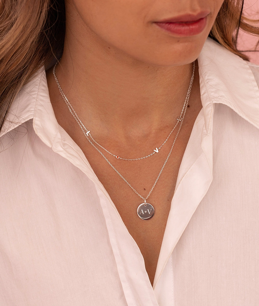 Duo Love et médaille Argent 925 - 1
