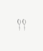 Boucles d'oreilles créoles et éclairs Argent 925 - 2