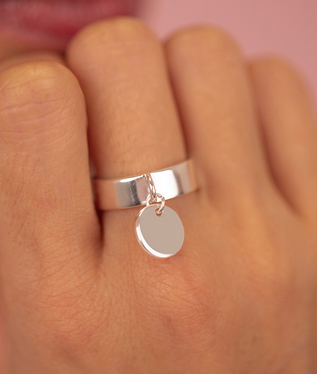 Bague médaille Argent 925 - 1